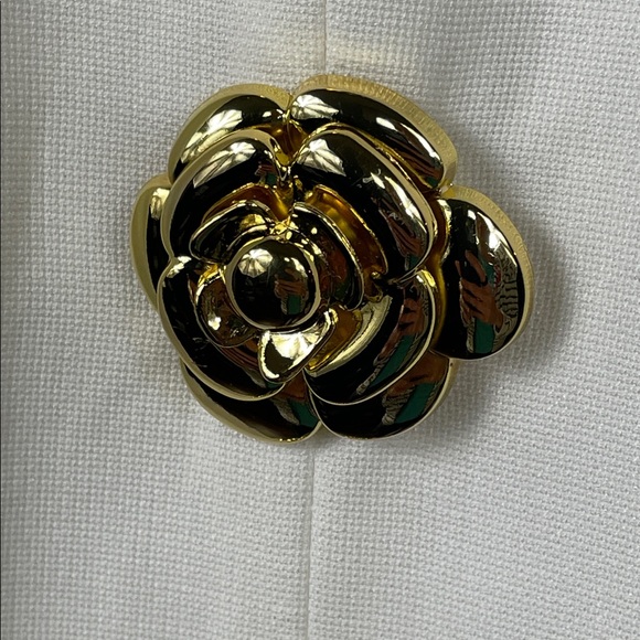 NWT Atoir Tiffany Dress Rose Floral Button Open Back White Sz 6 - Picture 3 of 16